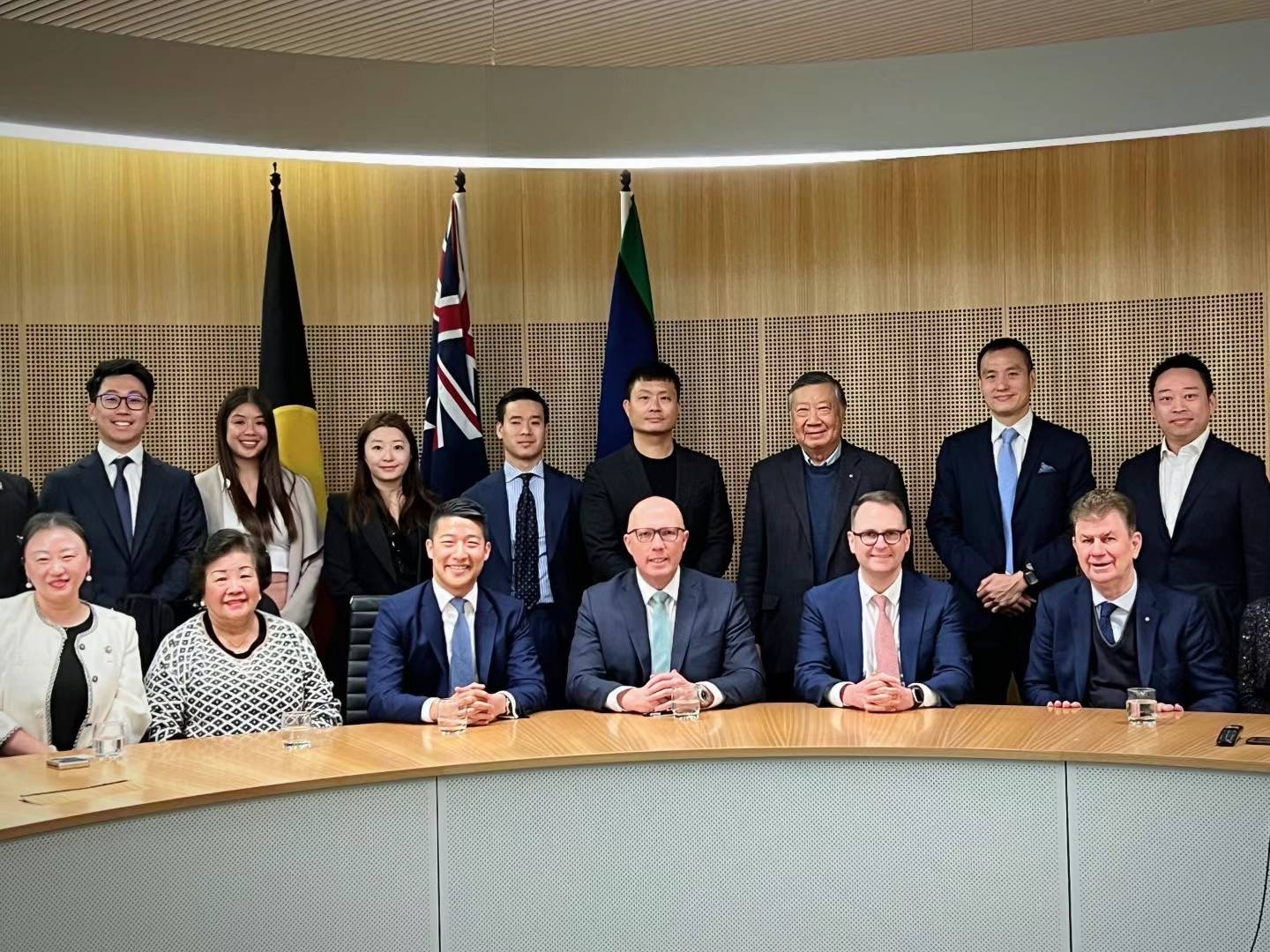【ACY证券】受邀出席与澳大利亚自由党领袖Peter Dutton的圆桌会议