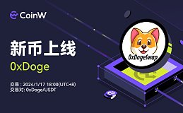 0xDogeswap, 铭文聚合跨链交易的新解决方案, 上线CoinW
