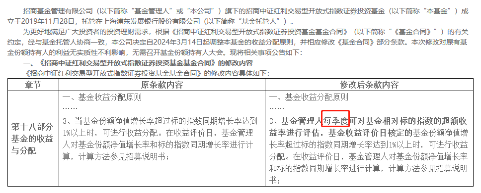 季季分红要来了，中证红利ETF(515080)调整分红条款，上市以来已累计分红7次！