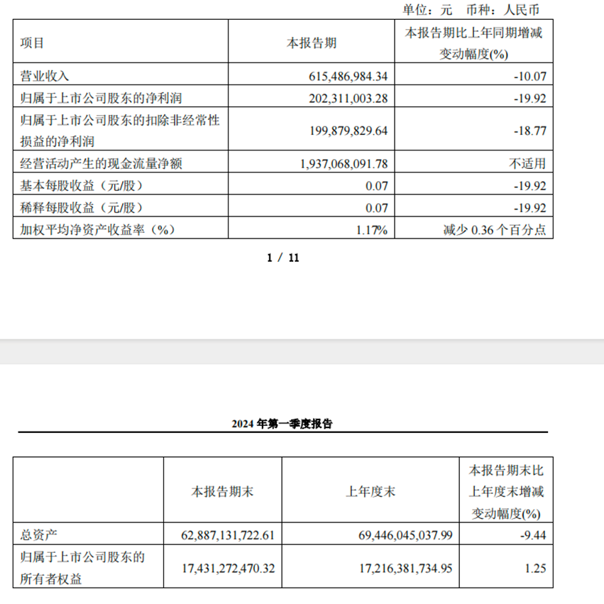 这家“中”字头百亿市值券商2024年一季度末前 10 名股东持股明细