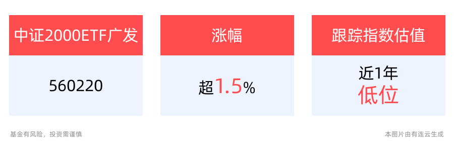 小盘股掀涨停潮！远方信息、双飞集团等纷纷20cm涨停！中证2000ETF广发(560220)盘中一度涨超2.5%