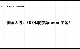 美国大选：2024 年将持续 MEME 主题？