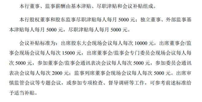 广东华兴银行董监事惊现天价“出场费”，开次会就补贴1.5万