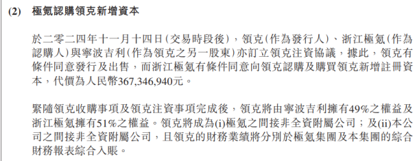 极氪汽车豪掷超93亿控股领克汽车背后：品牌内耗加剧，利润端双双承压