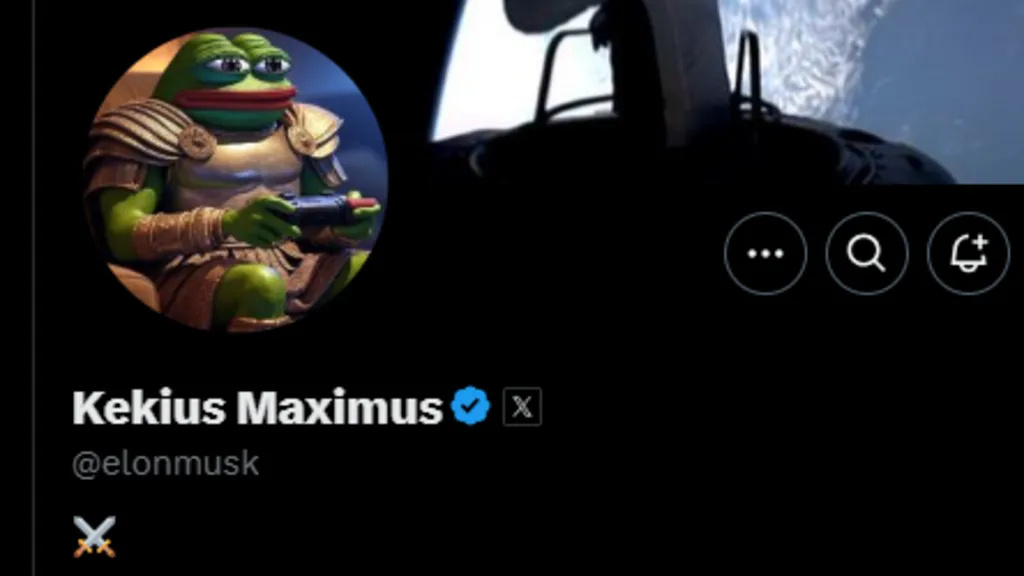 马斯克改名Kekius Maximus，引发加密货币市场波动