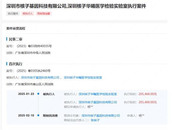 混到连20万元都掏不出来了？昔日“核酸大王”张核子被限高消费，在疯狂追逐预制菜、带货直播等赚快钱风口后，最终一地鸡毛