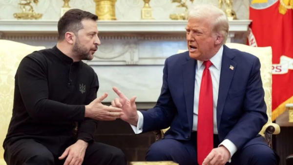泽连斯基与特朗普，谈崩了！