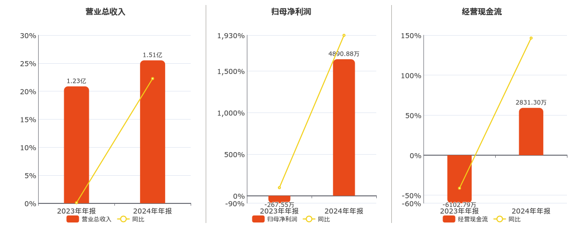 中国高科(600730.SH)：2024年年报净利润为4890.88万元