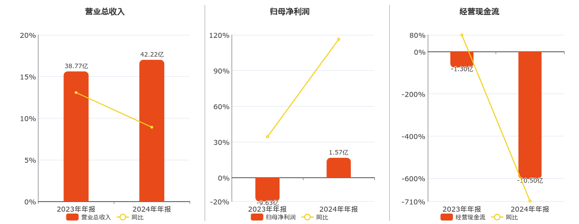*ST汉马(600375.SH)：2024年年报净利润为1.57亿元