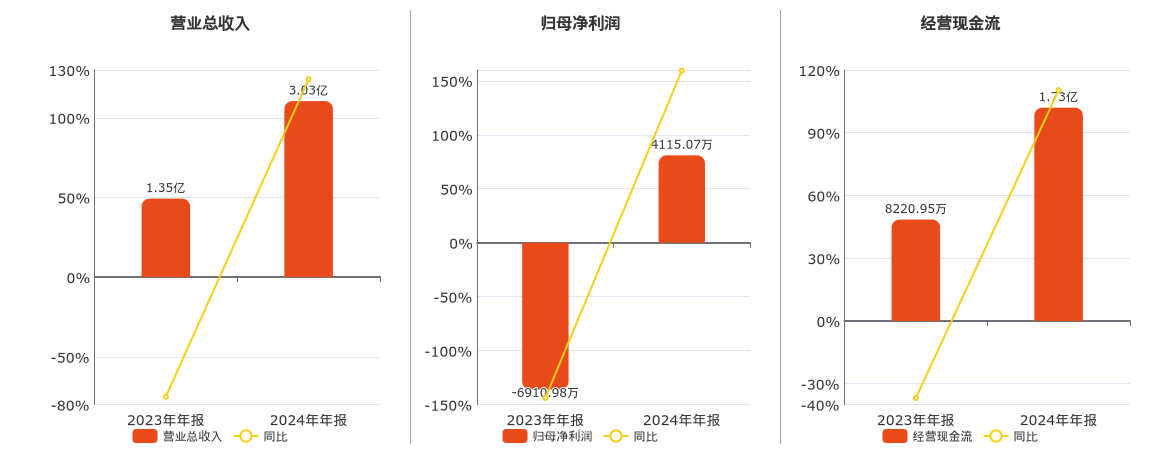 神工股份(688233.SH)：2024年年报净利润为4115.07万元