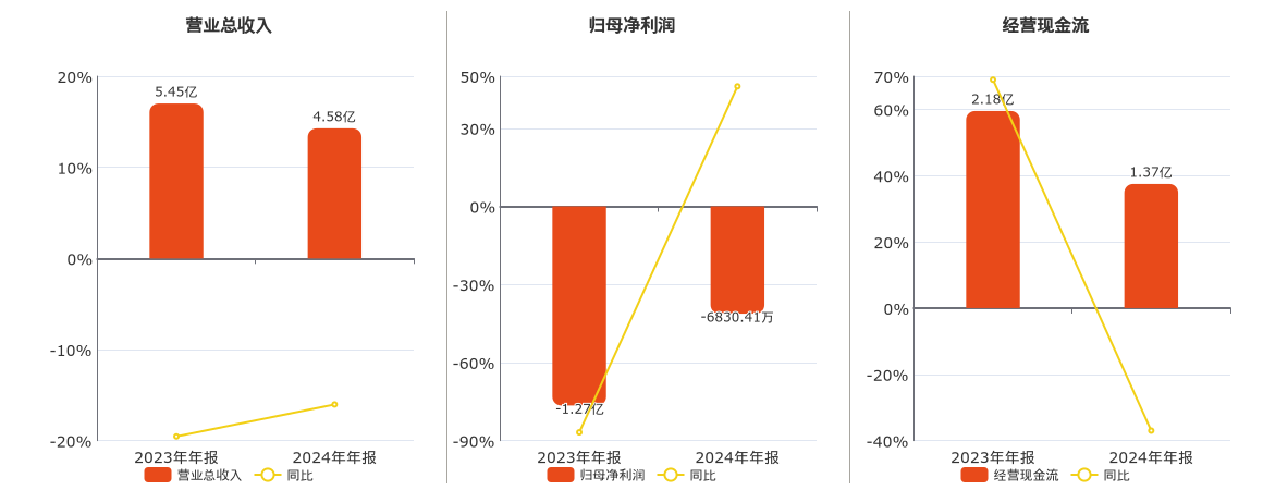 永安行(603776.SH)：2024年年报净利润为-6830.41万元