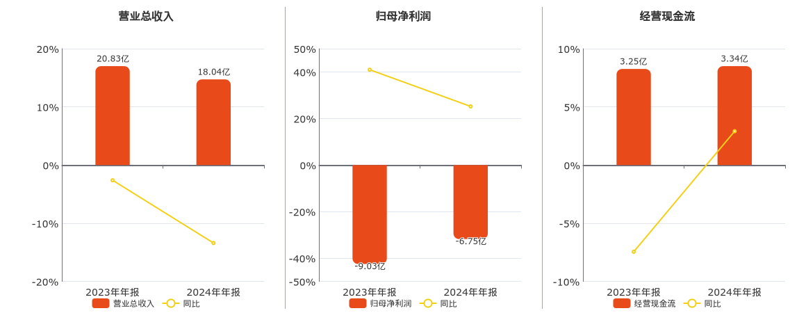 日发精机(002520.SZ)：2024年年报净利润为-6.75亿元
