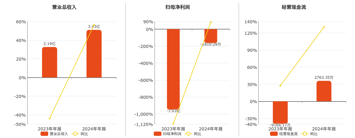 中科通达(688038.SH)：2024年年报净利润为-1810.29万元