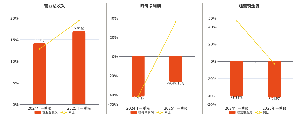泉峰汽车(603982.SH)：2025年一季报净利润为-9049.15万元