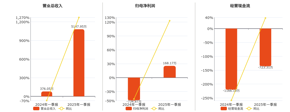 *ST科新(600234.SH)：2025年一季报净利润为168.17万元