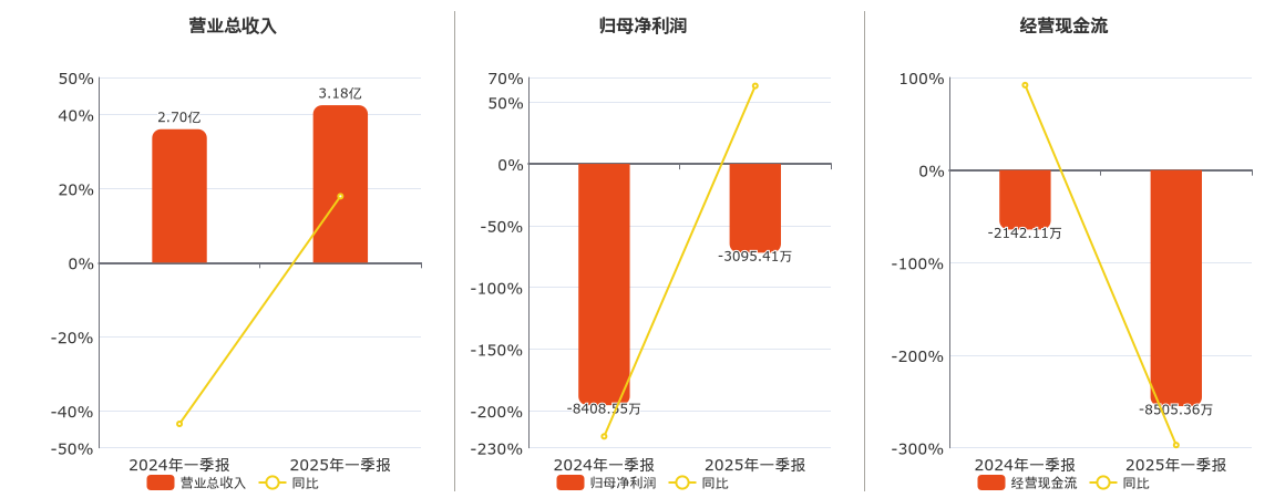 ST百利(603959.SH)：2025年一季报净利润为-3095.41万元