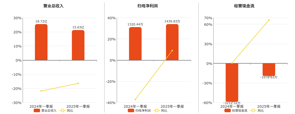 天龙集团(300063.SZ)：2025年一季报净利润为1439.83万元