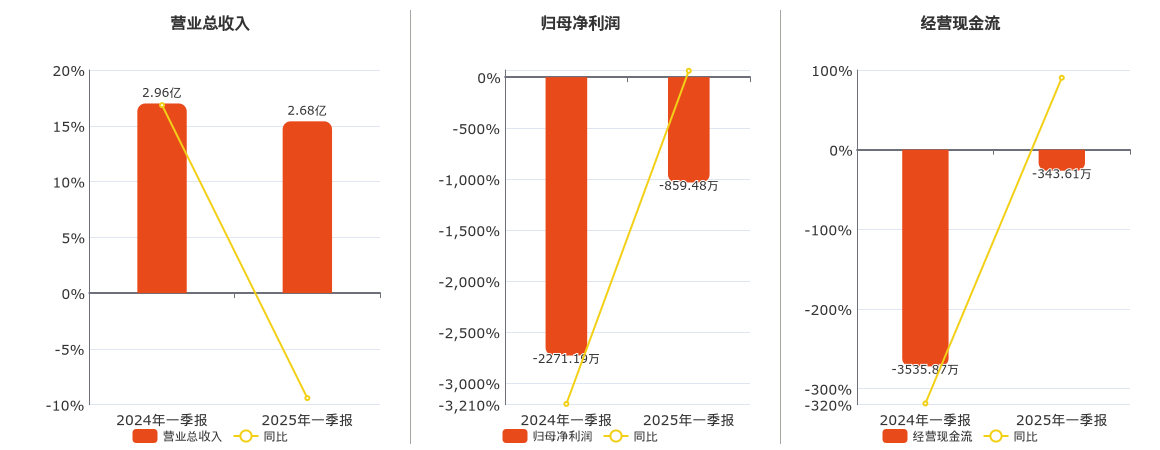 值得买(300785.SZ)：2025年一季报净利润为-859.48万元