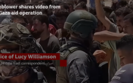 美国支持的以色列加沙援助前承包商告诉BBC，看到同事随意向巴勒斯坦饥民开火