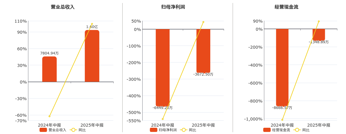 华平股份(300074.SZ)：2025年中报净利润为-3672.50万元