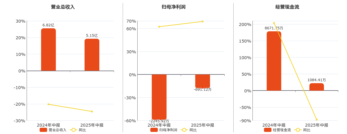 富祥药业(300497.SZ)：2025年中报净利润为-691.12万元