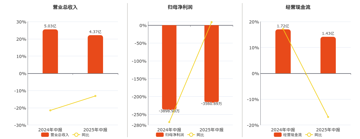 ST证通(002197.SZ)：2025年中报净利润为-3560.69万元