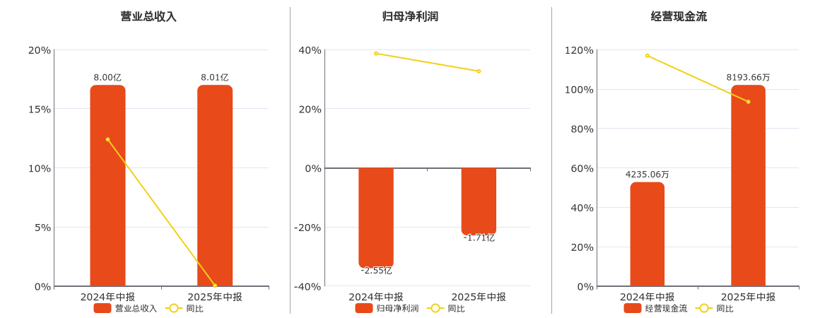 绿盟科技(300369.SZ)：2025年中报净利润为-1.71亿元