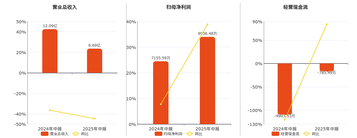 恒通股份(603223.SH)：2025年中报净利润为9936.48万元