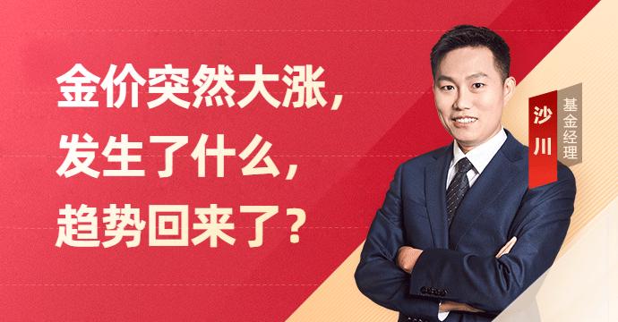 金价突然大涨，发生了什么，趋势回来了？