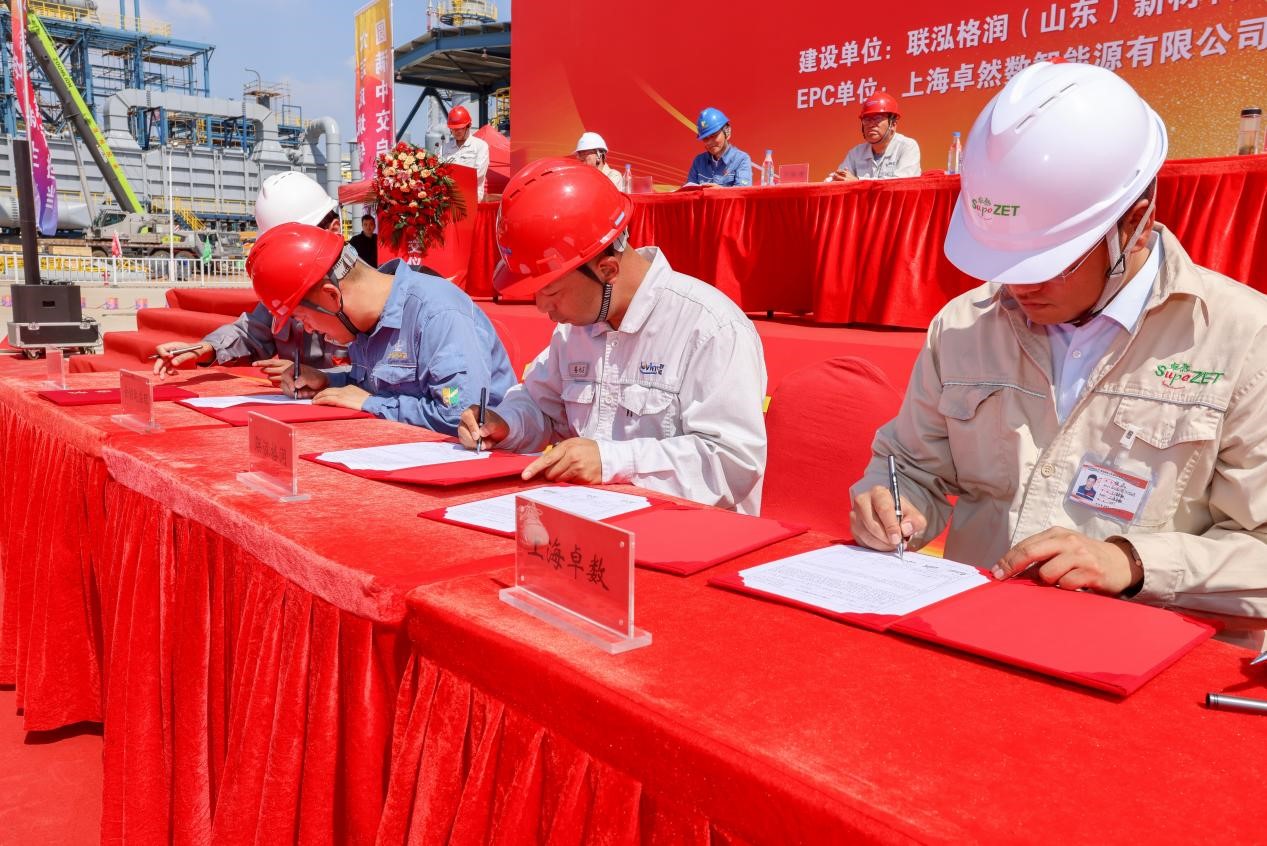 卓然股份聚醚项目中交：以技术创新与高效履约，赋能新材料产业升级