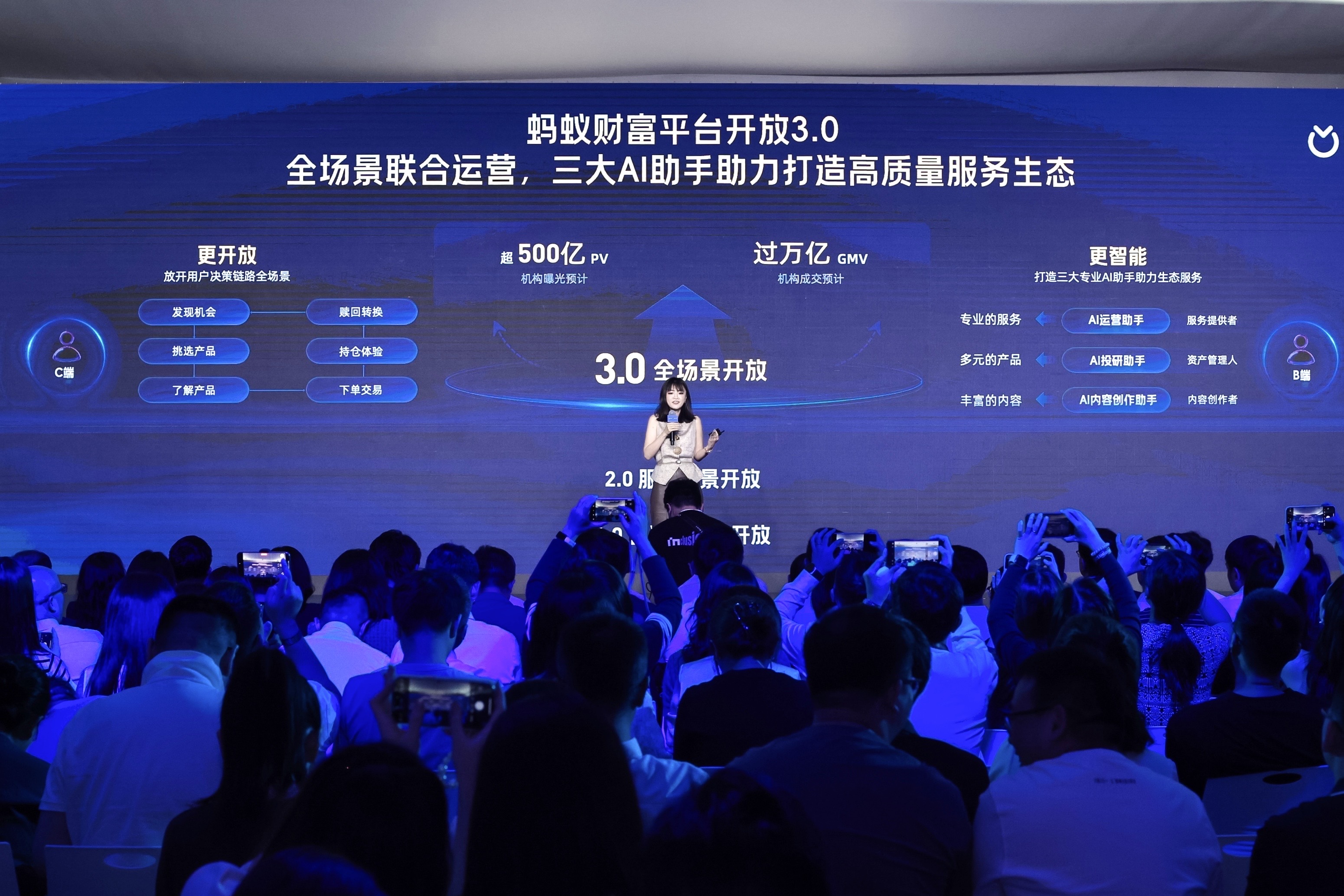 蚂蚁财富开放“三大专业AI助手”：百家金融机构使用，辅助投研、运营、内容创作