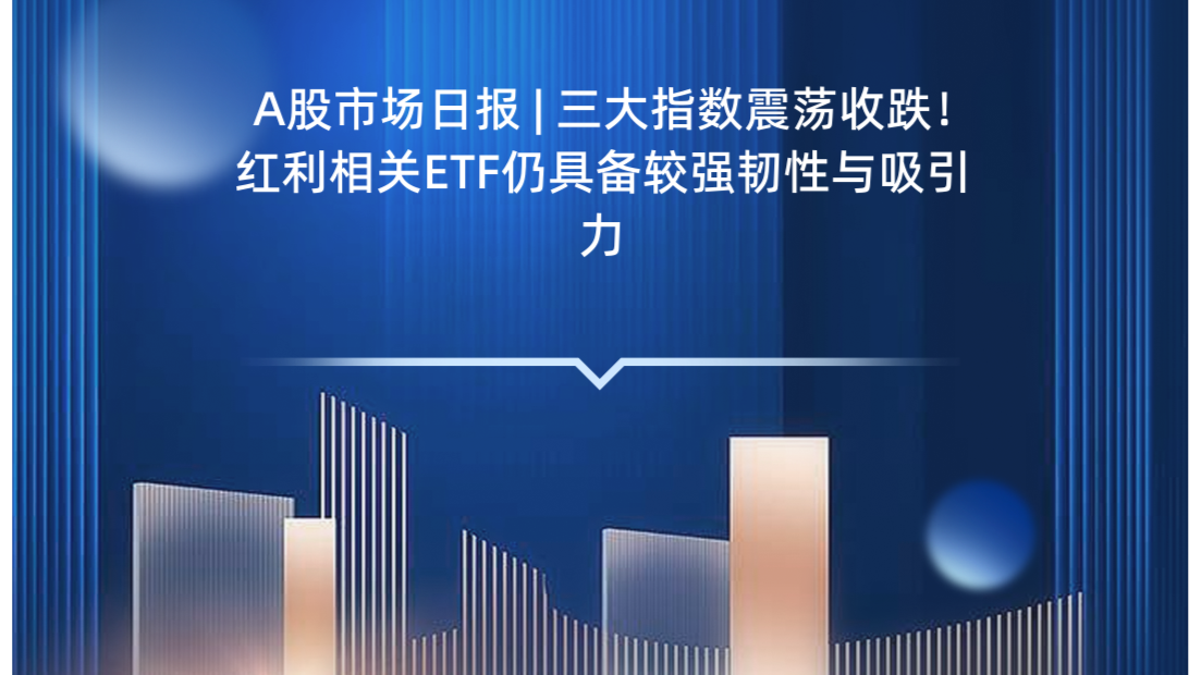 A股市场日报 | 三大指数震荡收跌！红利相关ETF仍具备较强韧性与吸引力