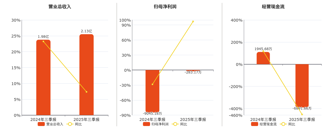 *ST春天(600381.SH)：2025年三季报净利润为-283.17万元