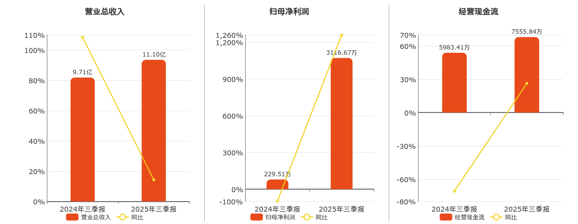 贝斯美(300796.SZ)：2025年三季报净利润为3116.67万元