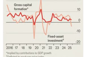 中国投资剧烈下滑之谜