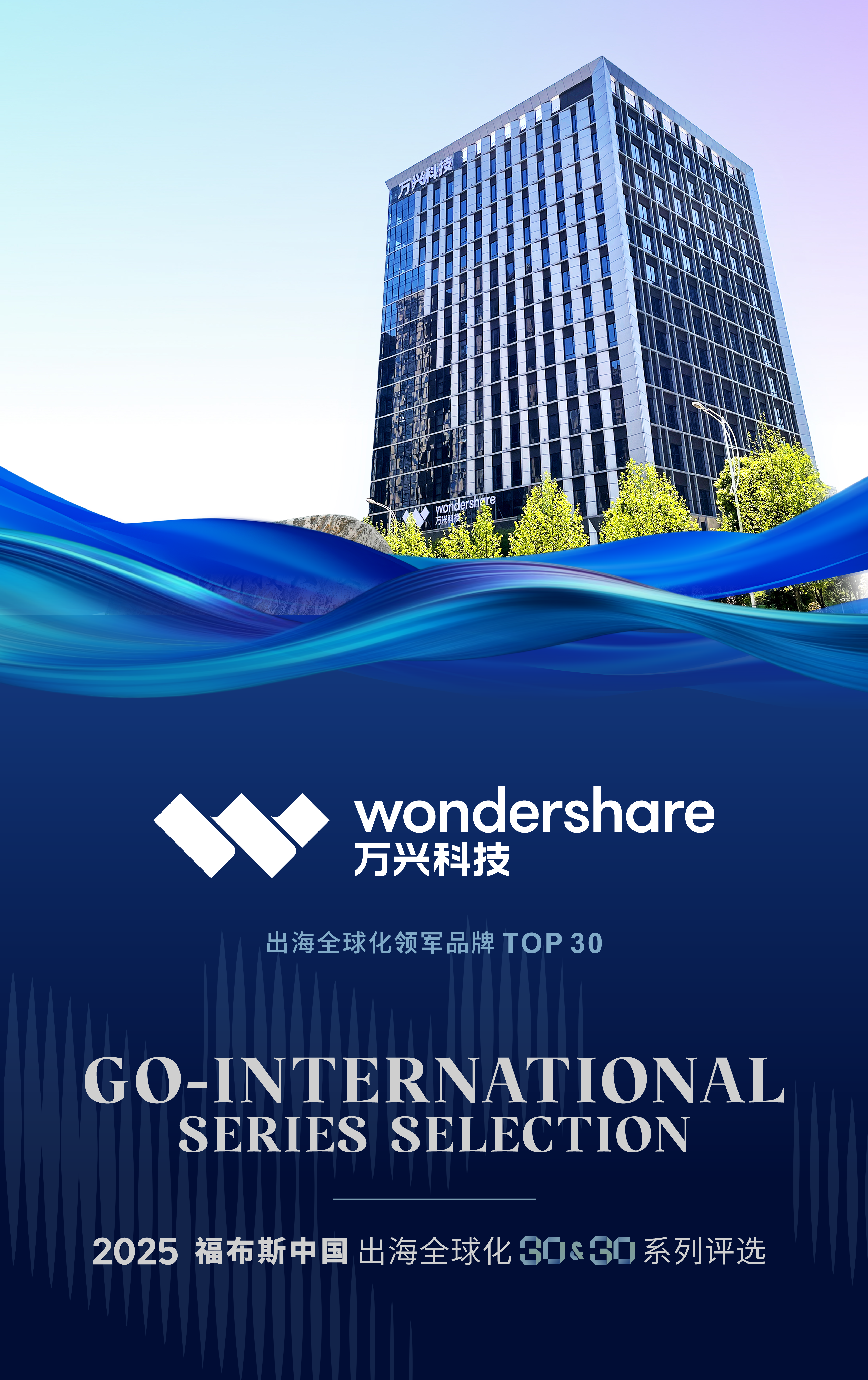 福布斯中国发布2025出海全球化榜单 万兴科技跻身出海全球化领军品牌TOP30