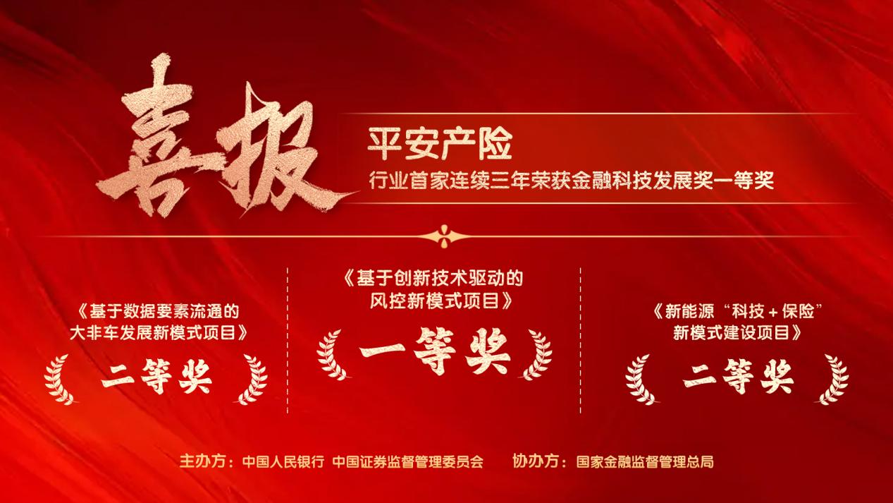 三连冠！平安产险连续三年斩获金发奖一等奖