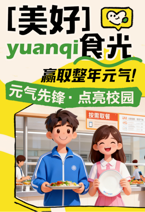 元气森林党委联动192所高校践行“光盘行动”，光盘打卡超150万次！