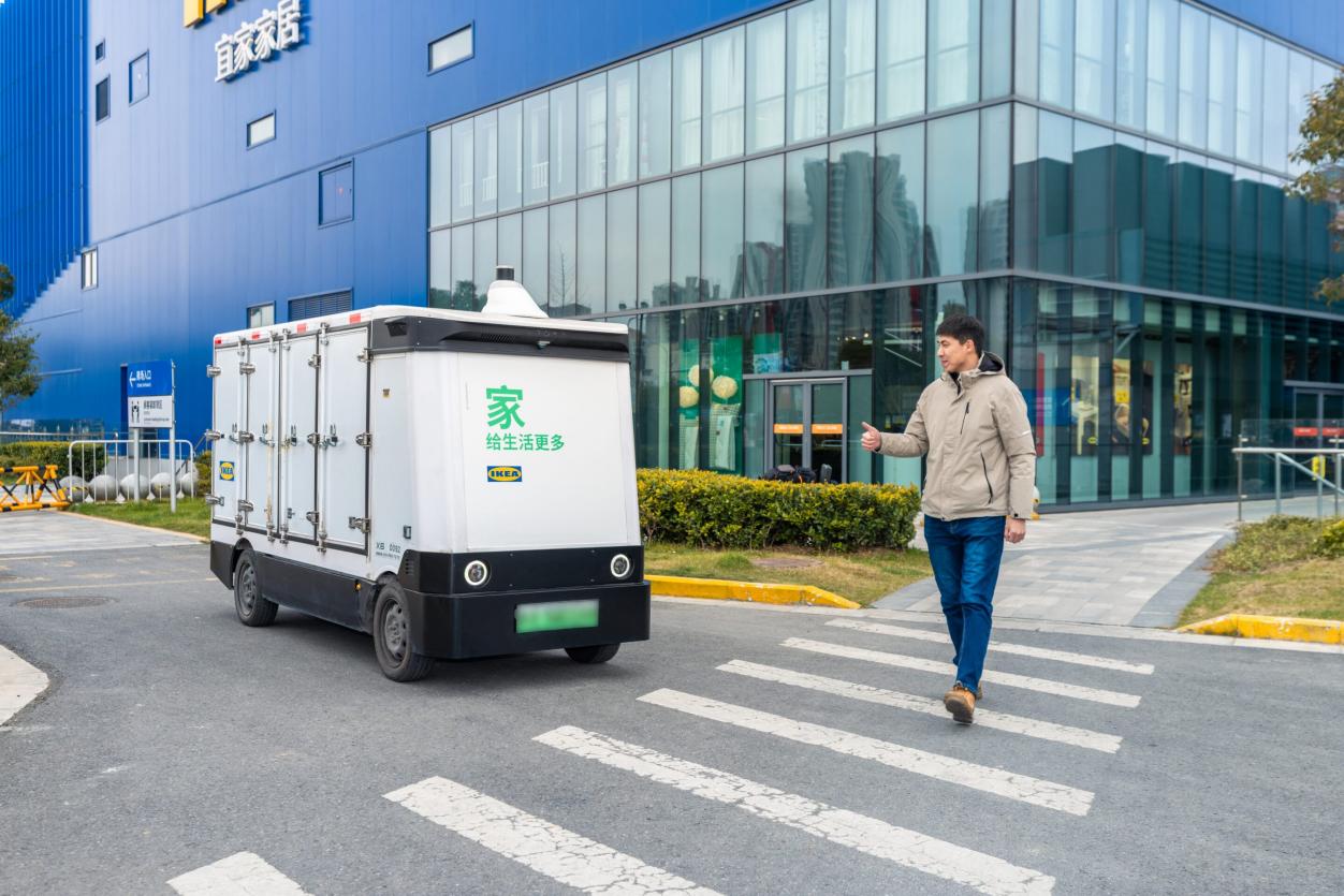 宜家引入新石器无人车提供无人配送服务：成本减半、时效翻倍