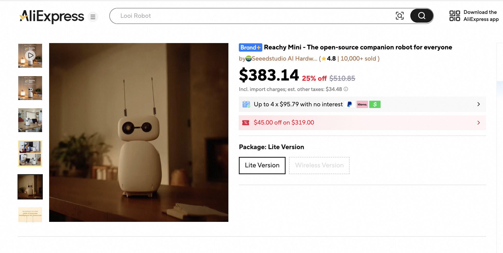 全球开卖！英伟达CES同款机器人Reachy Mini登陆阿里速卖通