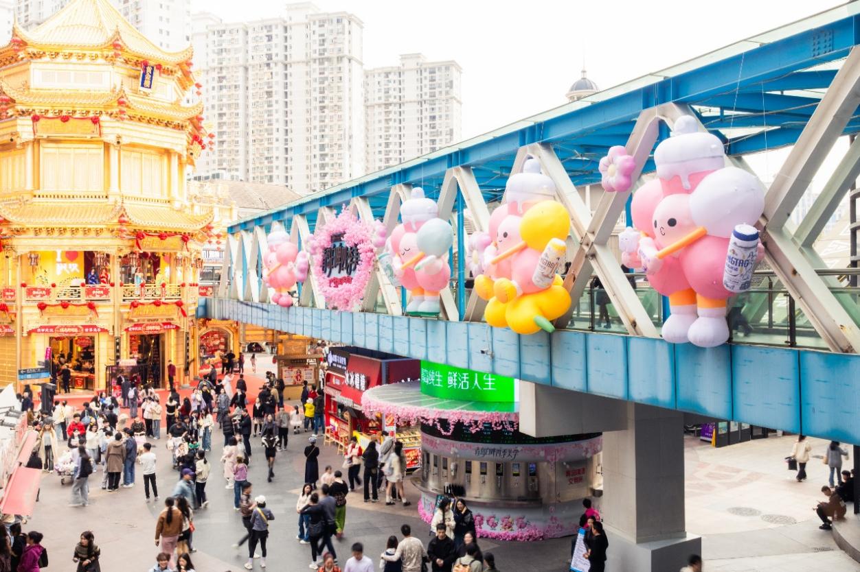 赏樱、嚯酒、嗦虾！青岛白啤樱花季“花”式开启