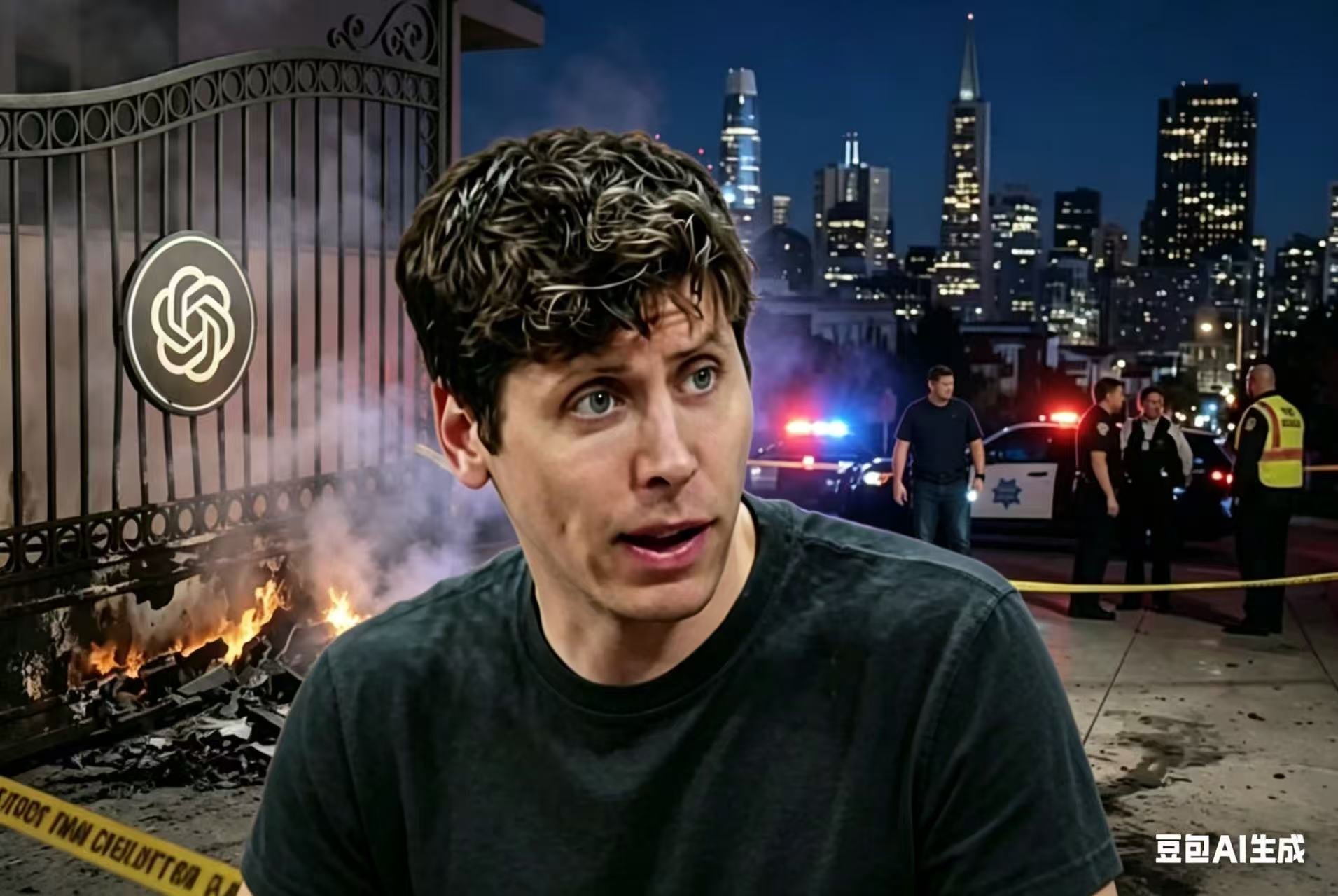 奥特曼家被烧了