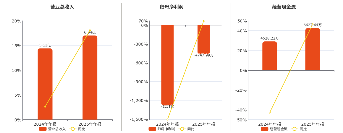 德恩精工(300780.SZ)：2025年年报净利润为-4747.99万元
