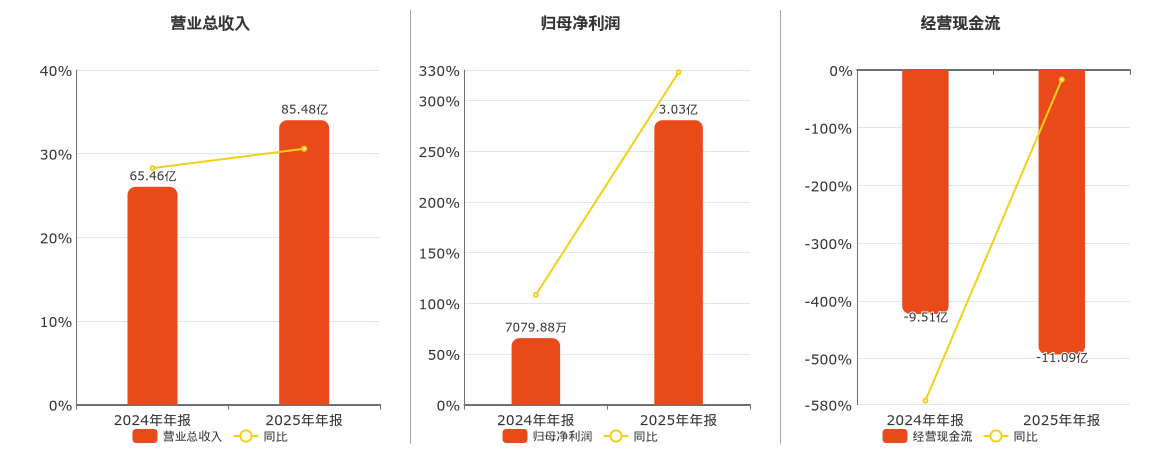 商络电子(300975.SZ)：2025年年报净利润为3.03亿元