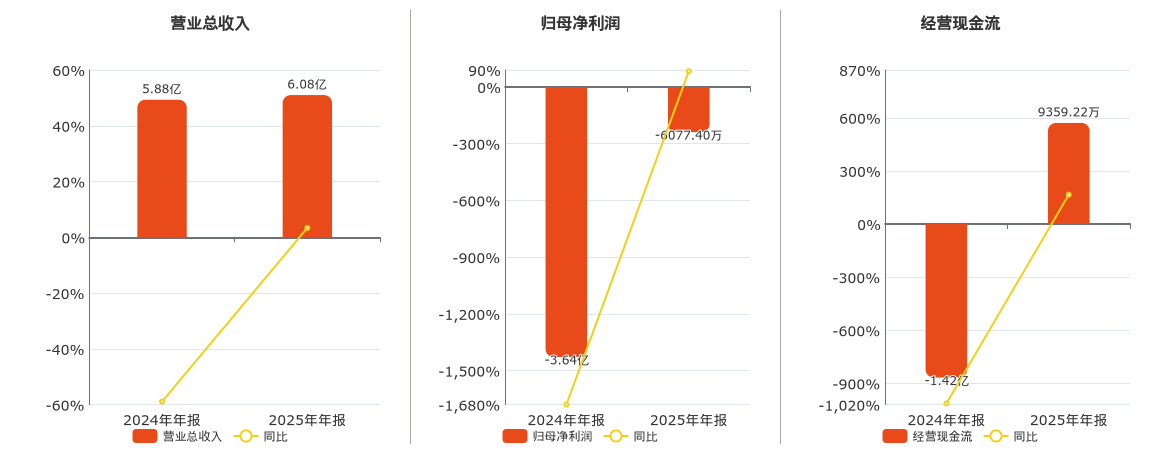 丝路视觉(300556.SZ)：2025年年报净利润为-6077.40万元