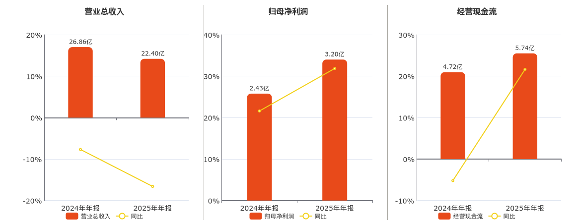 亚宝药业(600351.SH)：2025年年报净利润为3.20亿元