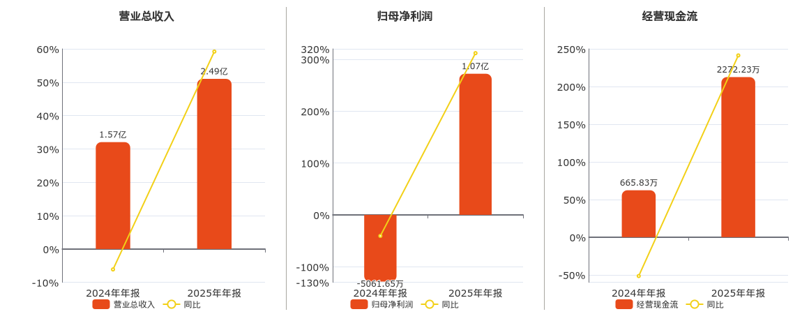 神农种业(300189.SZ)：2025年年报净利润为1.07亿元