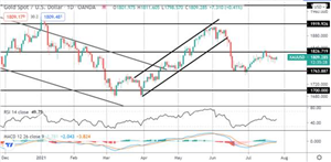 Tickmill新闻：2021年7月26日——贵金属观点