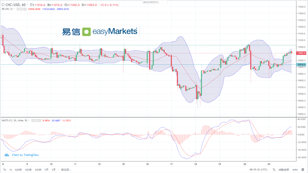 easyMarkets易信：2024年1月24日美元指数走势平静，日内消息或能加大其波动幅度