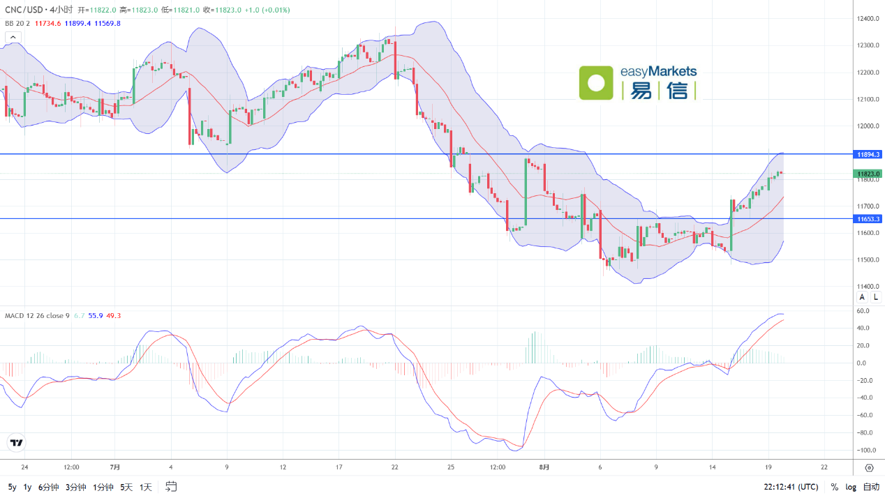 easyMarkets易信：2024年8月20日市场风险偏好情绪升温，非美货币和美股同步上涨